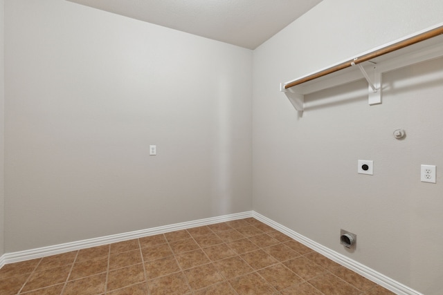 washroom featuring electric dryer hookup