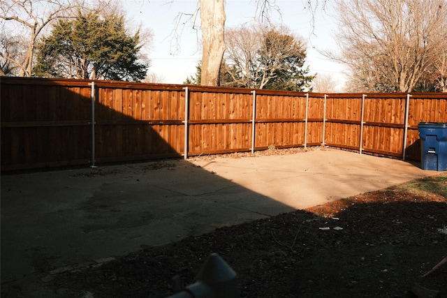 view of yard featuring a patio