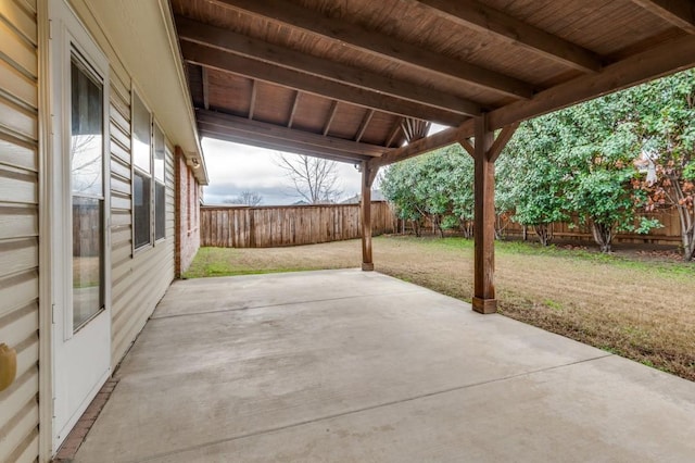 view of patio