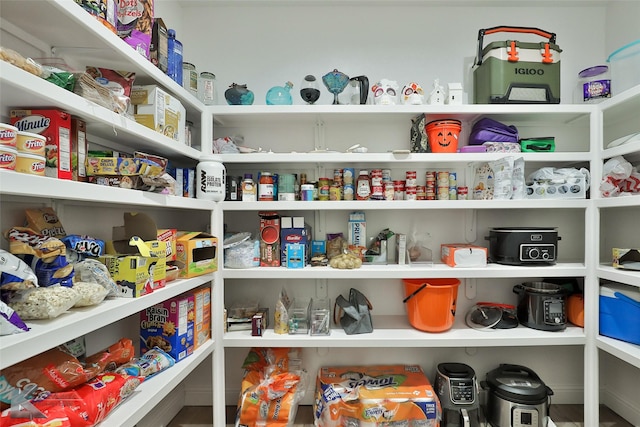 view of pantry