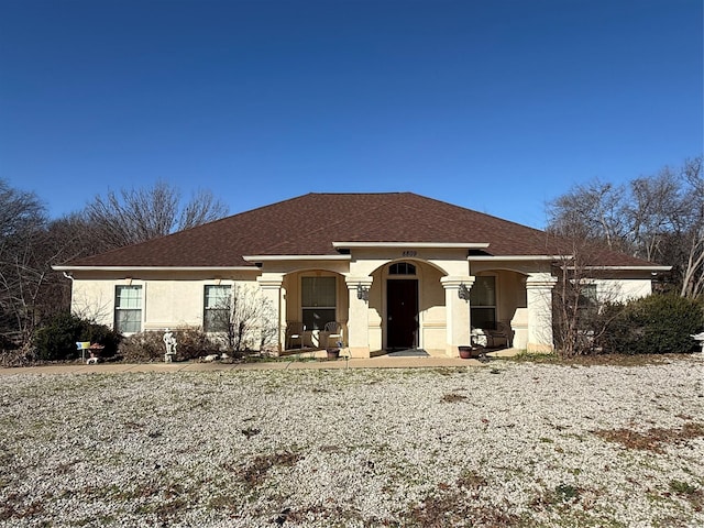 view of front of home with a porch