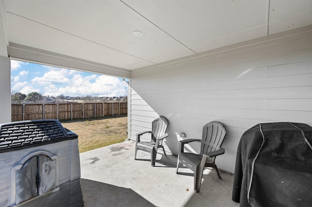 view of patio / terrace with grilling area