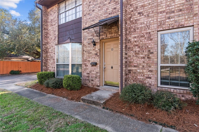 view of entrance to property