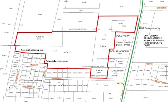 TBD Preston Road, Gunter TX, 75058 land for sale