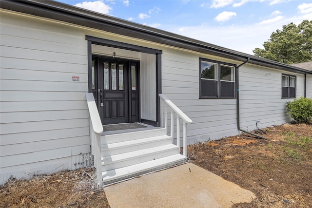 view of property entrance