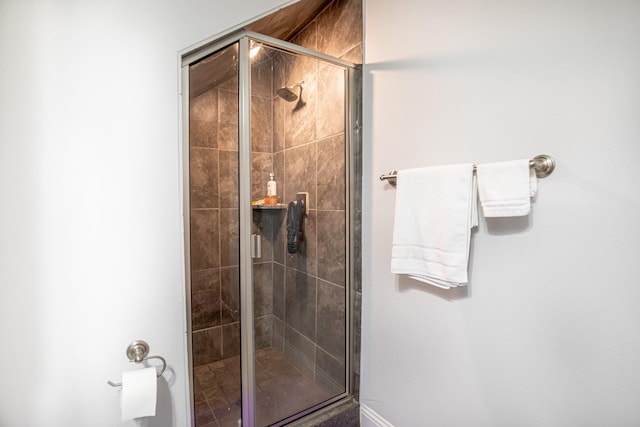 bathroom with walk in shower