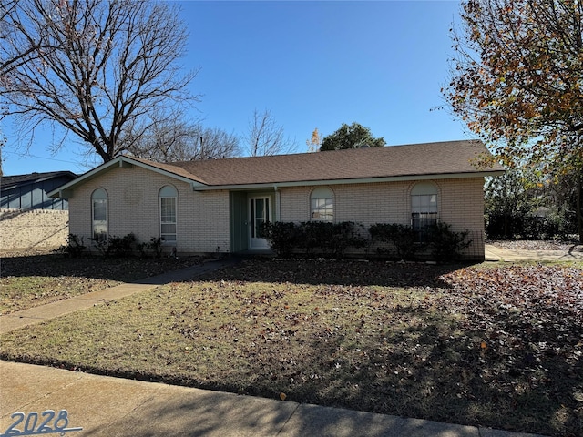 view of ranch-style home