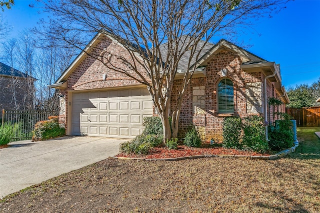 front of property featuring a garage