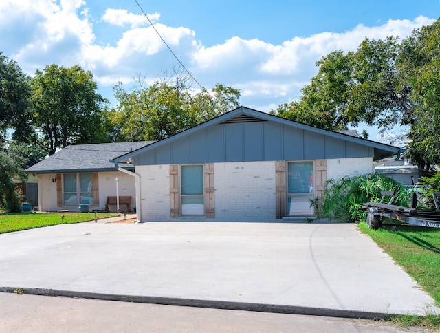 view of ranch-style house