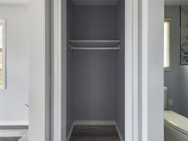 view of closet