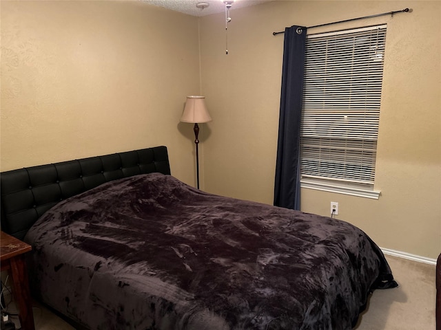 bedroom with carpet flooring