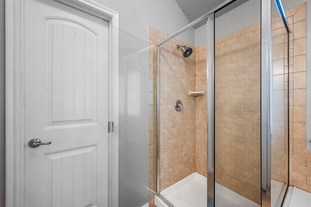 bathroom with walk in shower