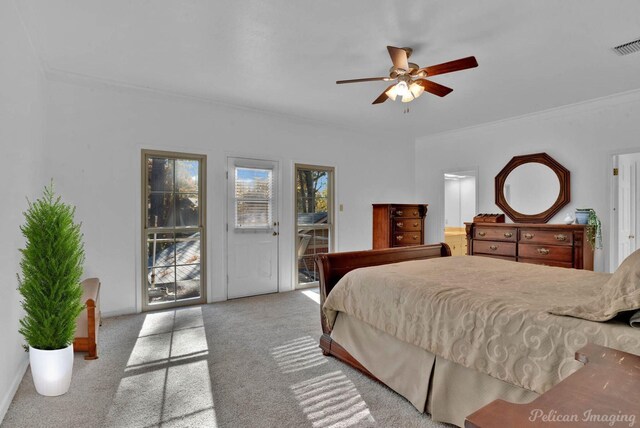 72 Spring Lake Way, Shreveport, LA 71106 - carpeted bedroom featuring access to exterior