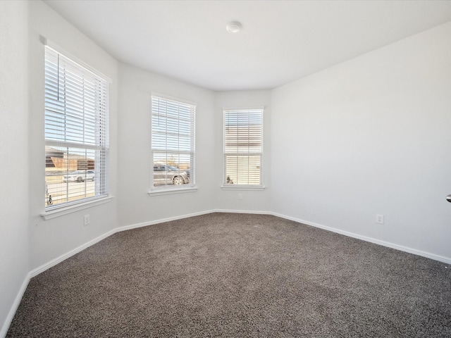 empty room with carpet floors