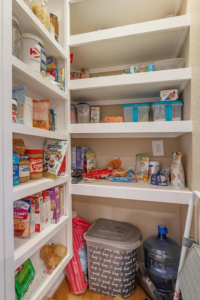 view of pantry