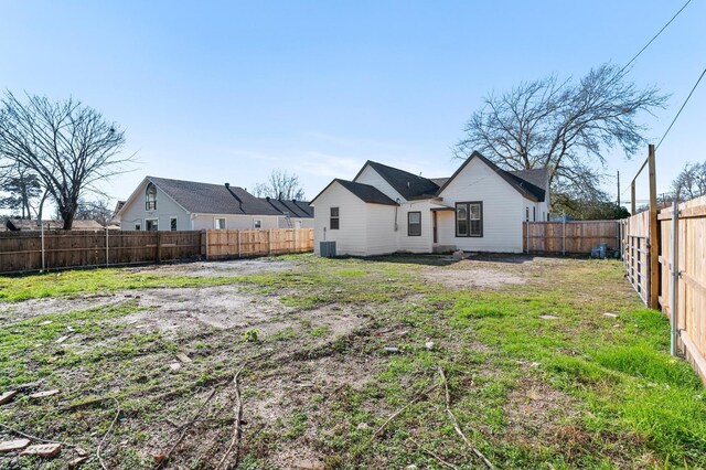 view of rear view of property