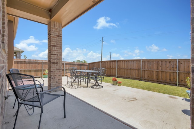 view of patio