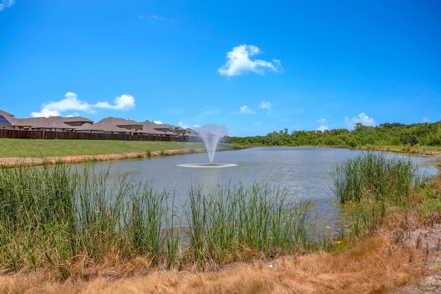 property view of water