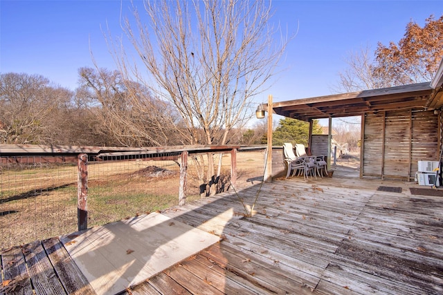 view of deck