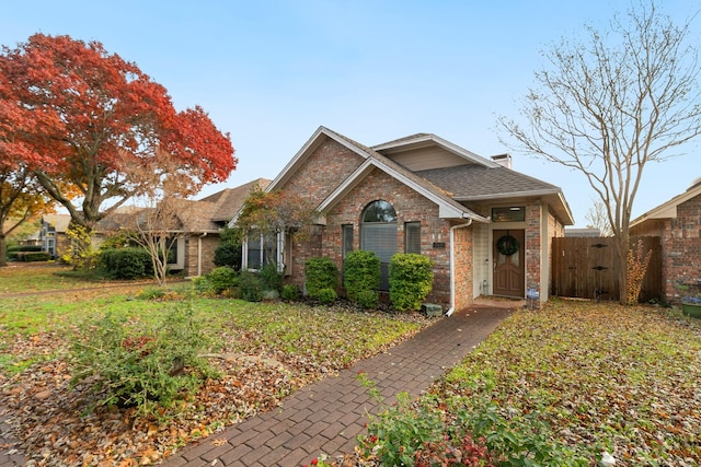 view of front of home