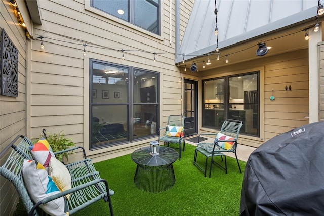 view of patio / terrace with grilling area