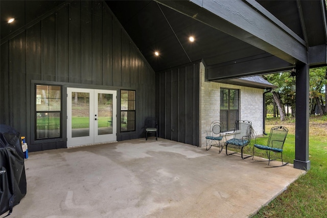 view of patio / terrace with french doors