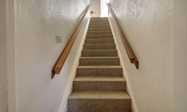 view of stairs