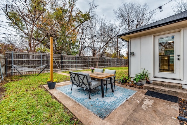 view of patio / terrace