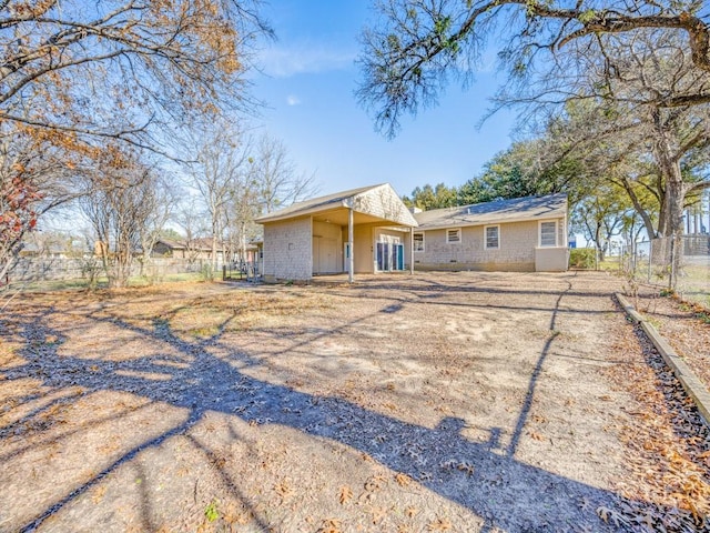 view of rear view of house