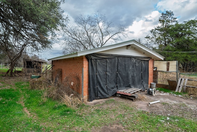 view of outbuilding