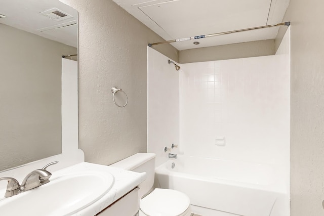 1122 Millview Dr Unit 1804, Arlington, TX 76012 - full bathroom with vanity, bathing tub / shower combination, and toilet