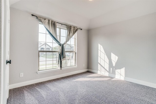 unfurnished room featuring a healthy amount of sunlight and light colored carpet