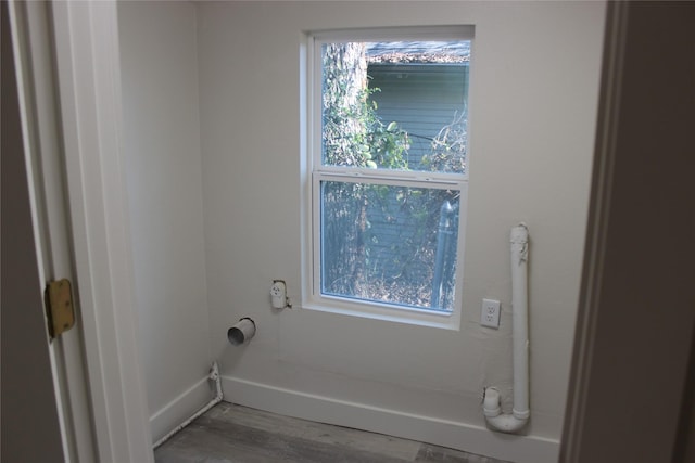 view of laundry room