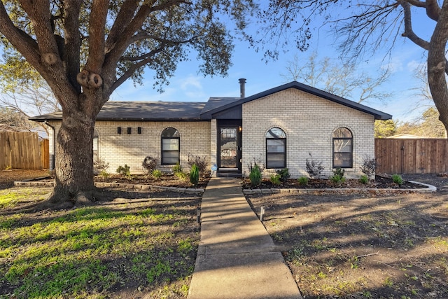 view of ranch-style house