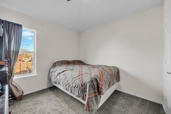 bedroom with carpet flooring