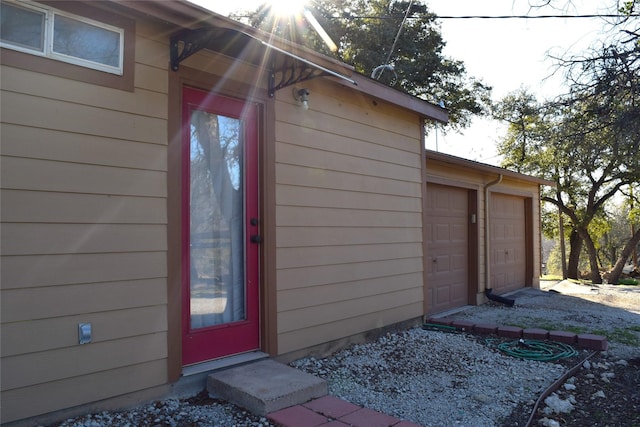 view of outbuilding