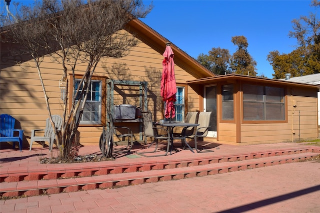 exterior space featuring a patio