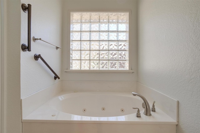 bathroom featuring a bathing tub