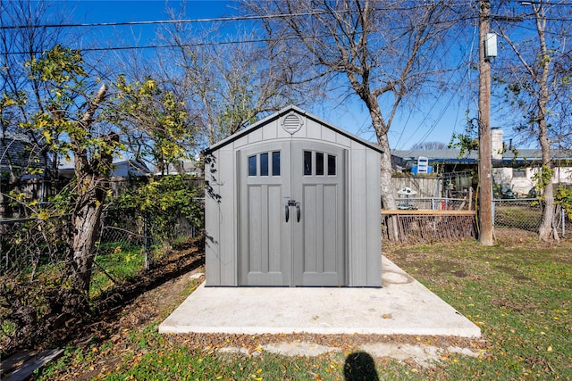 view of outbuilding