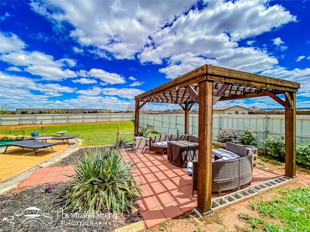 view of patio