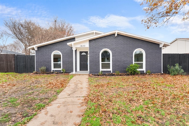 view of front of home