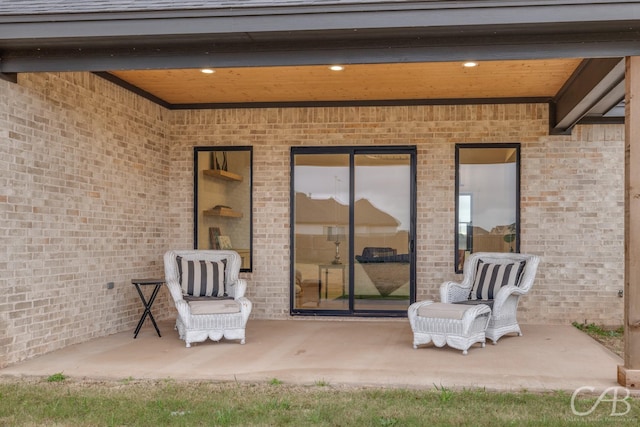 view of patio