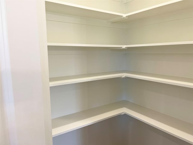 view of storage area