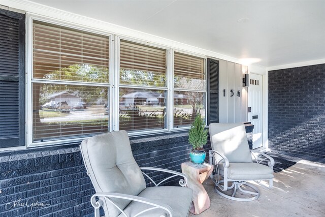 view of patio / terrace featuring a porch