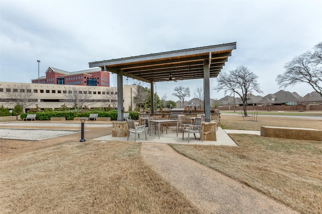 view of home's community with a patio