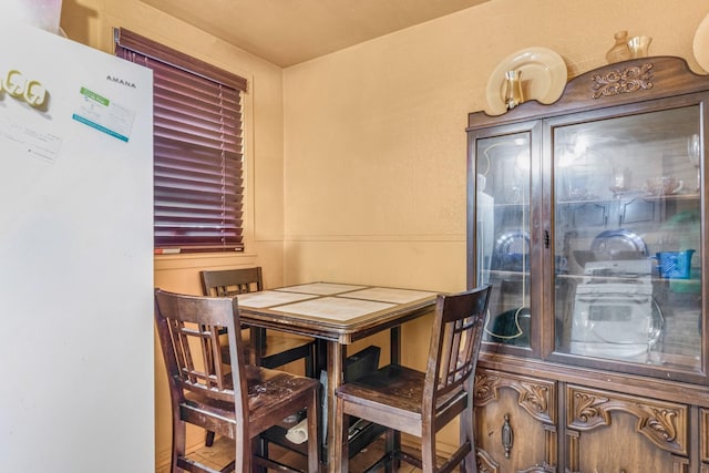 view of dining room