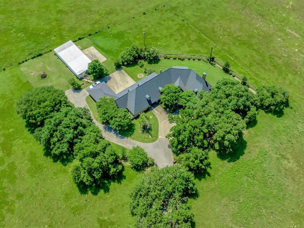 aerial view featuring a rural view