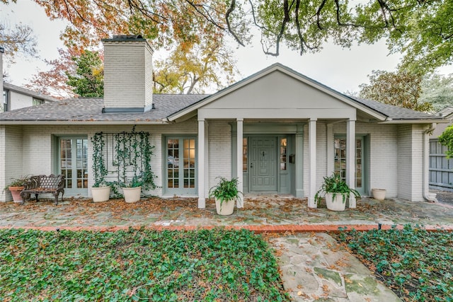 view of front of property