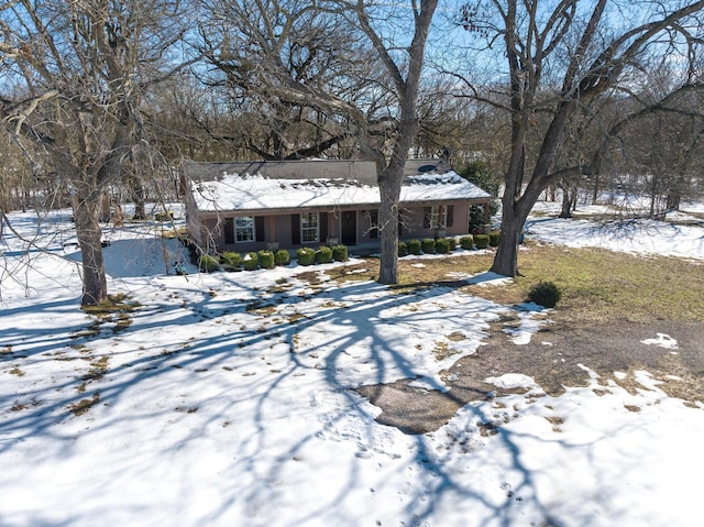 view of ranch-style home