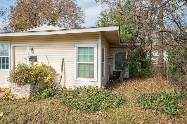 view of property exterior